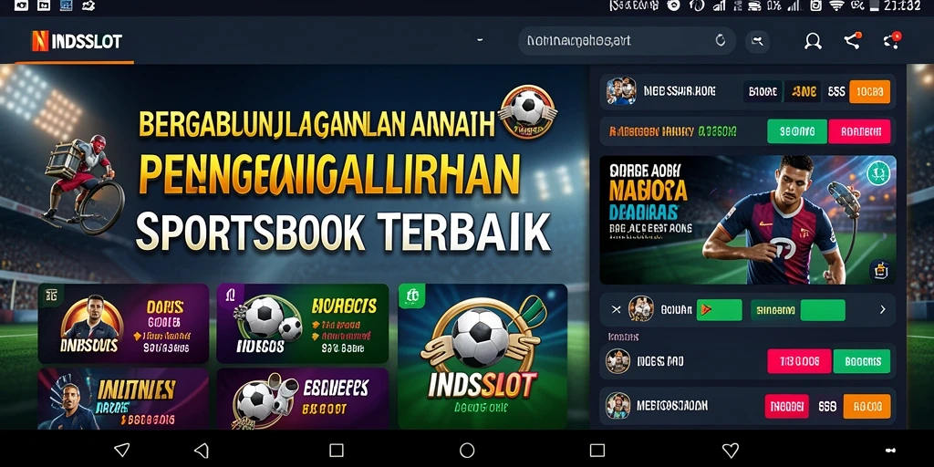Screenshot utama INDSLOT menunjukkan antarmuka taruhan yang menarik dan interaktif.