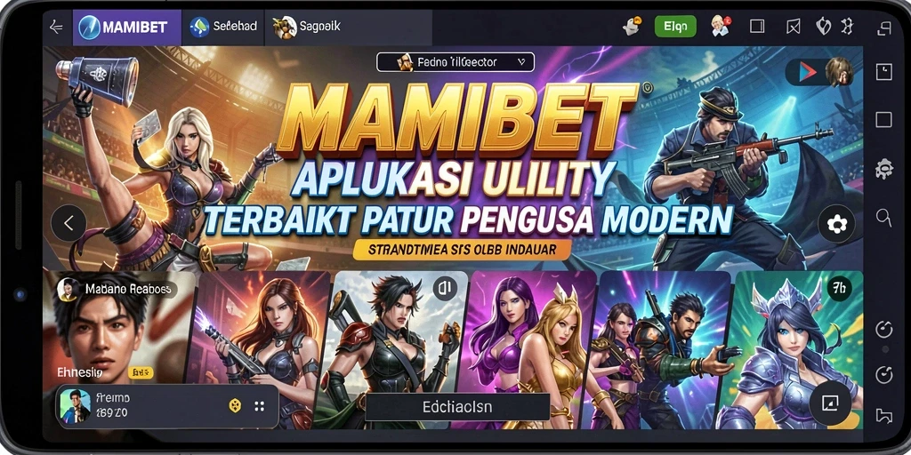 Tampilan antarmuka MAMIBET yang bersih dan fungsional.