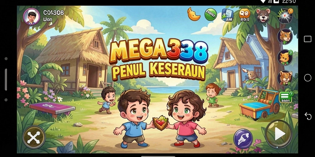 Tampilan gameplay MEGA338 yang mengasyikkan dan penuh warna.