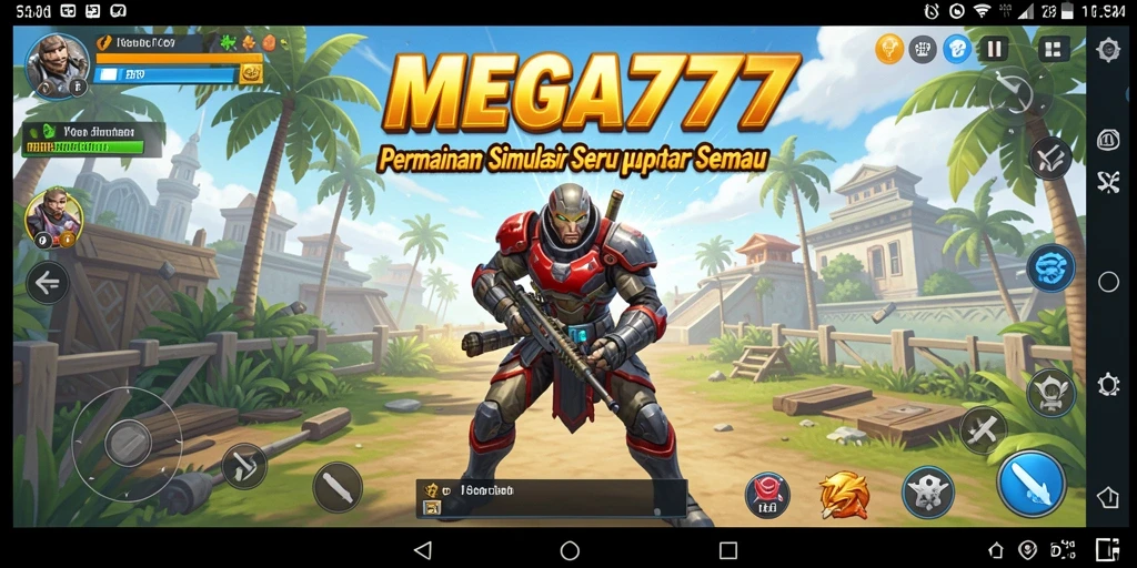 Screenshot MEGA777 menampilkan grafis gameplay yang memukau dan interaksi gameplay.