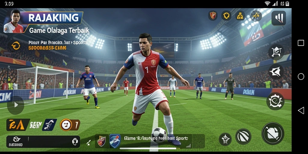 Tampilan utama gameplay RAJAKING yang seru dan menantang.
