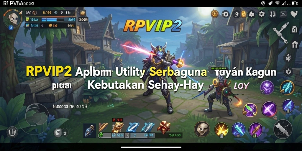 Tampilan fitur utama RPVIP2 yang intuitif dan fungsional.