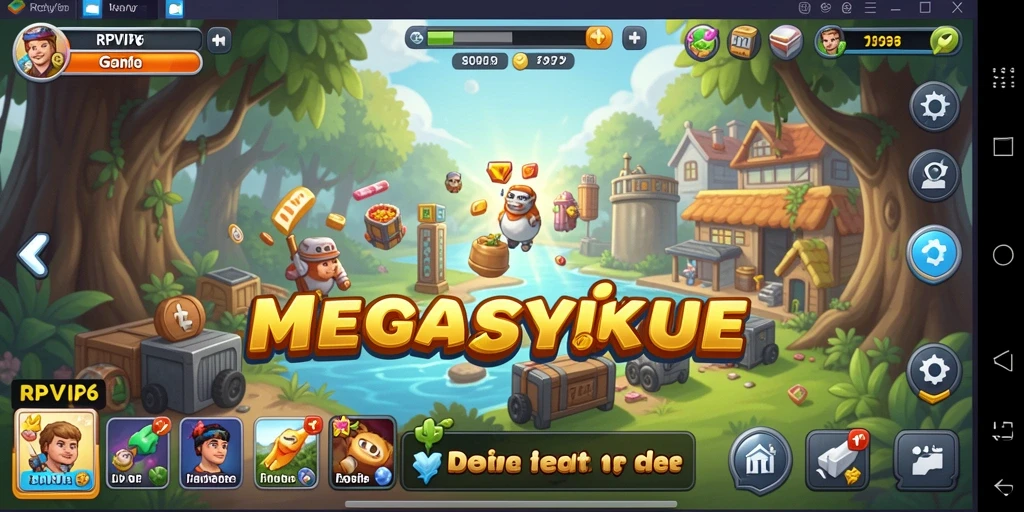 Tampilan gameplay RPVIP6 yang menyenangkan dan interaktif.