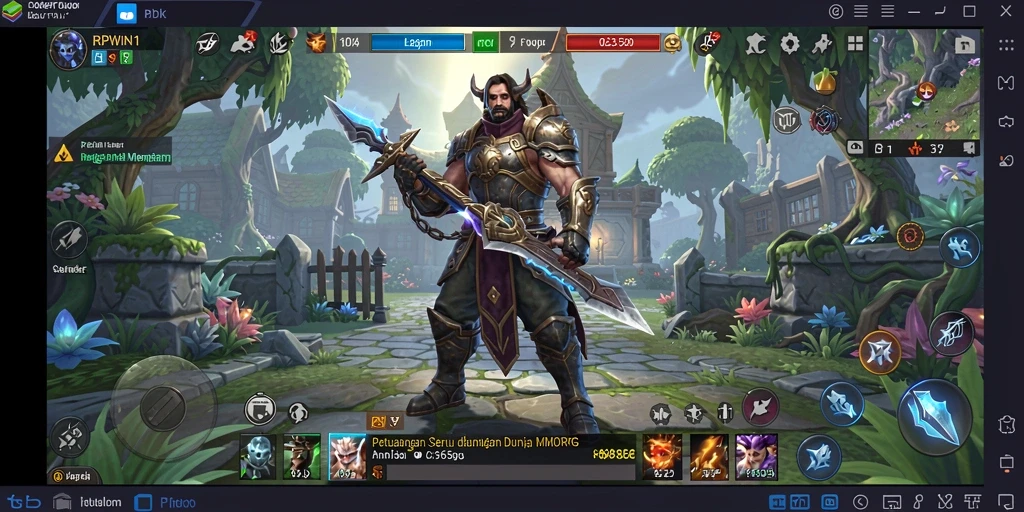 Tampilan gameplay menarik dari RPWIN1 yang menunjukkan petualangan seru.