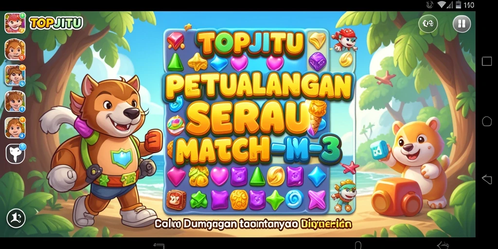 Gameplay seru dan menantang dari TOPJITU yang penuh warna.